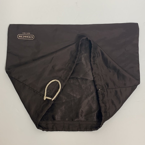 Coach | Brown Satin Coach Est. 1941 Pull Cinch Close Duster Bag | Authentic - Picture 4 of 5